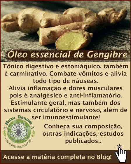 Óleo essencial de gengibre