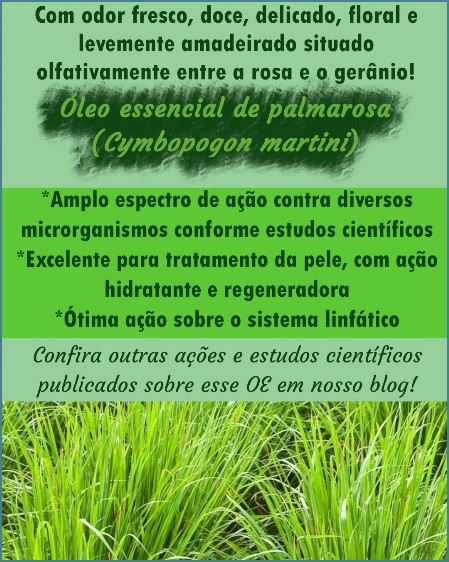 Óleo essencial de Palmarosa