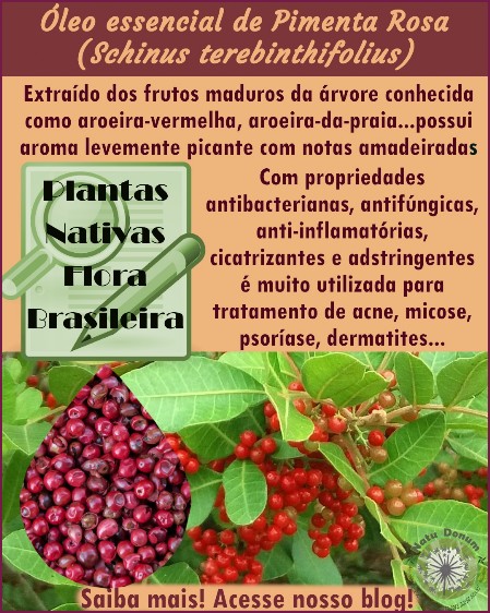 Óleo essencial de pimenta rosa
