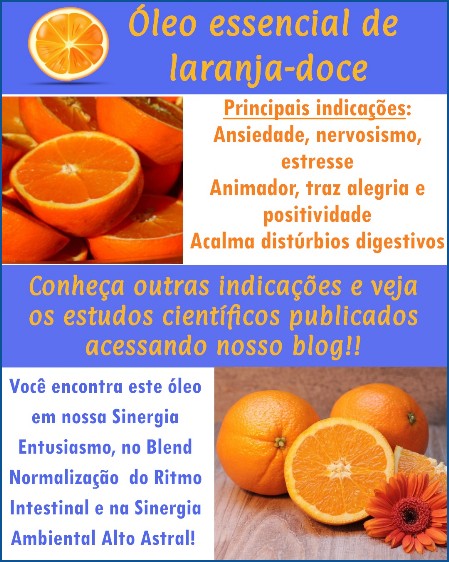 Óleo essencial de laranja doce